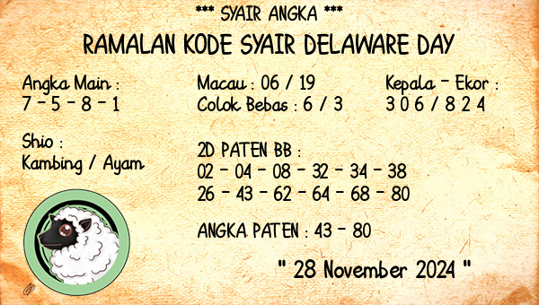 Prediksi Delaware Day