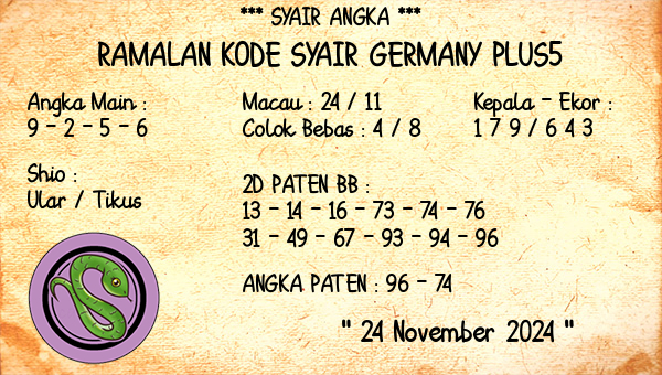 Prediksi Germany Plus5