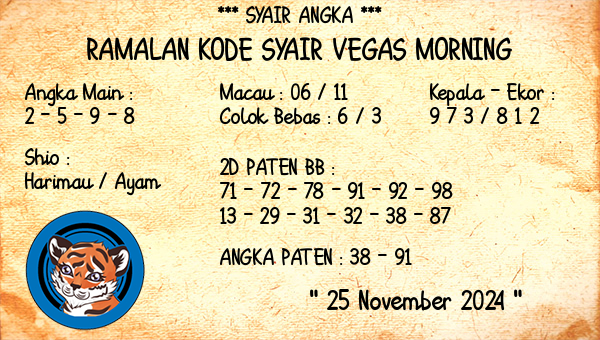 Prediksi Vegas Morning