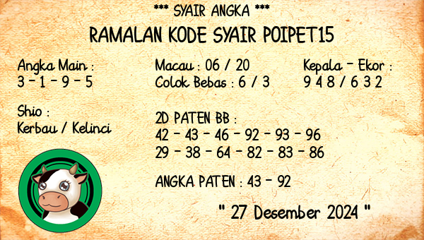 Prediksi Poipet15