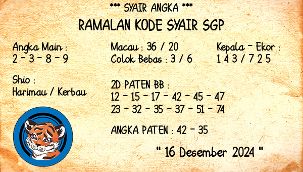 Prediksi SGP