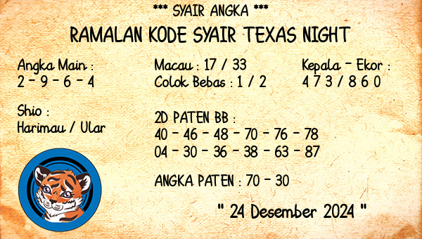 Prediksi Texas Night