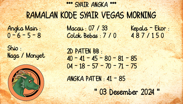 Prediksi Vegas Morning