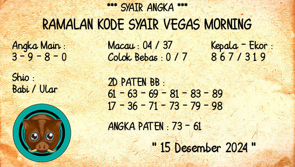 Prediksi Vegas Morning