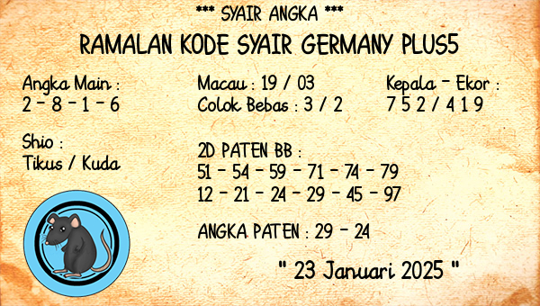 Prediksi Germany Plus5