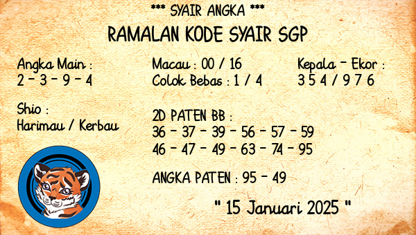 Prediksi SGP